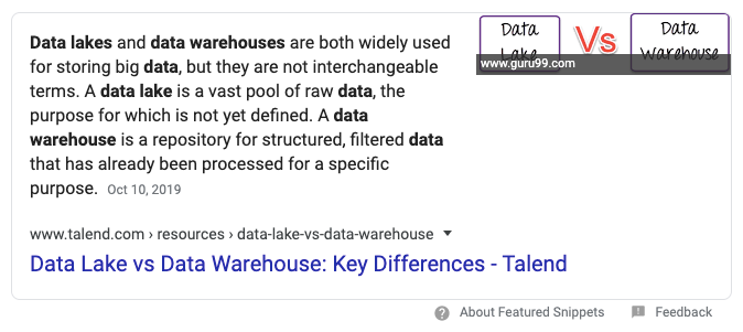 featured snippet example case study